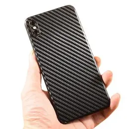 Carbon Fibre Transparent Back Sticker Iphone X Max