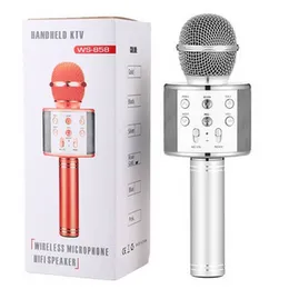 WS-858 Portable Rechargeable Bluetooth Karaoke Microphone Speaker No Ratings