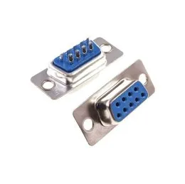 DB9 Female Socket D-Sub RS232 9 Pin 2 Row Solder Type