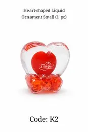 Heart-shaped Liquid Ornament Small (1 pc)