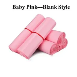 100PCS Light Pink Poly Mailer Bags | 2.2mm Thick Premium Postal Shipping Envelopes