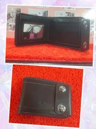 Leather two clip purse Gents