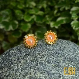 Gold-Plated Stylish Look Earrings with Pearl