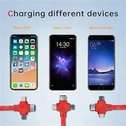 3 In 1 Retractable Charging Cable