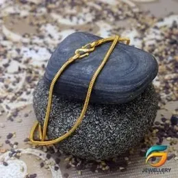 Gold Plated Snake Rope Chain Guaranteed 18/24 inch Stylish Design For Women.