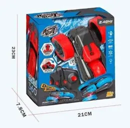 Kids Toy 3 Wheel Mini RC Stunt Threeking RC Remote Control Double Side Car