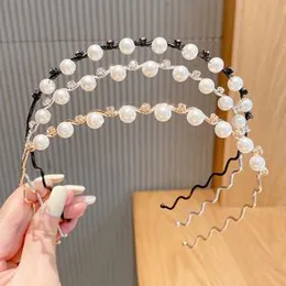 Pearl Hair Clips Headbands Diamond Korean Style Women Headband Hair Accessories