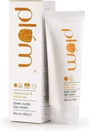 lead spf 50 chamomile & white tea sheer matte day cream