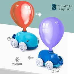 Dolphin Air Power Balloon Car with Sea Launch Tower - Creative Inflatable Balloon Pump Air Powered Car Balloon Powered Racer Scientific Experiment Toy