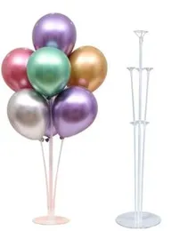 7 Tubes Balloons Stand Holder Column