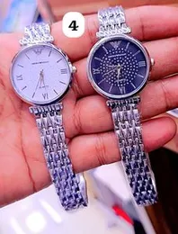 Emporio Armani women's quartz watches with stainless steel bands