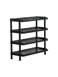 Shoe Rack Plastic 4 Tier