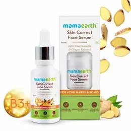 mamaearthâ¢ Skin Correct Face Serum 30 ml with 10% Niacinamide Ginger Extract