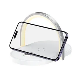 Recci RLS-L15 15w 3 In 1 Wireless Charger White
