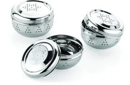 15cm silver Stainless Steel Bowl Deep Flat Base Catering Baking Food Serving Bowl