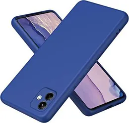 Samsung A04 Hard Silicon Cover 2MM Blue Colour, 2MM Hard Silicon Back Cover for Samsung Galaxy A04, Durable Phone Case, Hard Silicon Cover