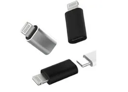 Type C USB Female to 8-Pin Lightning Male Converter Adapter for iPhone OTG