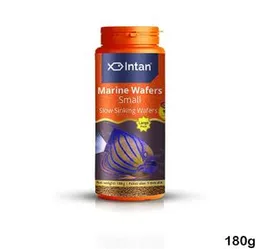 Intan Growel Marine Wafers Small 180g (1mm Slowly Sinking) Highly Nutritious Ornamental Fish Food for Marine Angels, Clownfish, Royal Gramma & Clown T