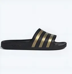 Adidas Black & Gold Slide