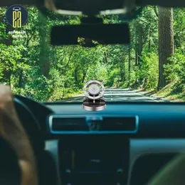 Ashtash Auto Ship Steering Design Solar Power Perfume for Car Dashboard- Silver