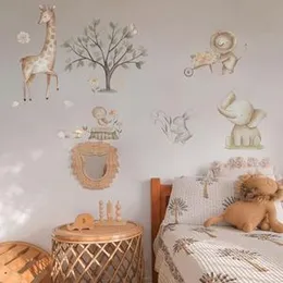 Pumkins Safari Animal Wall Stickers for Kids Baby Girl Wall Stickers for Room Bedroom Playroom Living Room Dï¿½cor Boho Nursery Wall Art Nursery Wall 