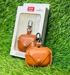 Leather Airpod Pro Case New Design High Quality Brown