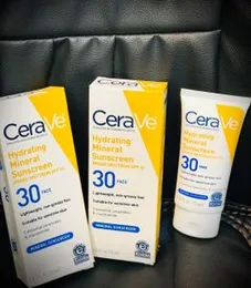 CeraVe Hydrating Mineral Sunscreen Broad Spectrum SPF 30 Face Lotion