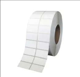 High-Quality White Thermal Barcode Label Sticker Roll 30x15 mm, 2-Up Format, 6000 Labels, Premium Labels