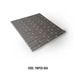 3D STICKER DARK GRAY STONE 70*77CM 90-009