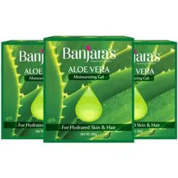 Banjaras touch of nature ALOE VERA Moisturizing Gel For Hydrated Skin & Hair Net Wt. 100g