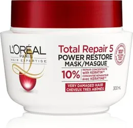 L'Oreal Paris Total Repair 5 Restoring Hair Mask with Protein, Calendula Extract and Ceramide for Damaged Hair