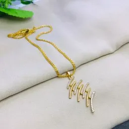 Gold Plated 2.8mm Bismark Chain New Model Yoyo Pendant With Stone For Women-24 inch