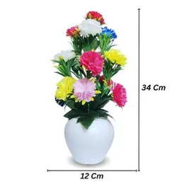 Flora Planet Artificial Plants for Home Decor Showcase decoation Plants Flowers with Pot Fake Plant Decorative Items for Home Decor Plants for Home De