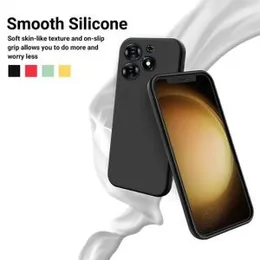 TECNO SPARK 10 PRO Soft matte liquid silicone Case Back Cover for tecno spark 10 pro - Black
