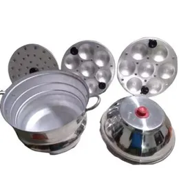 Aluminium Idli Make Idly Steamer Cooker with 2 Idly Plates 14 idly Cavity