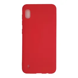 Samsung A10 Hard Silicon Cover 2MM Red Colour, 2MM Hard Silicon Back Cover for Samsung Galaxy A10, Durable Phone Case, Hard Silicon Cover