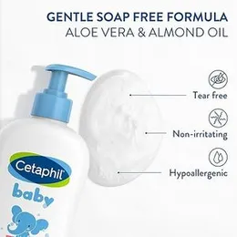 Ceta phil Baby Wash & Shampoo with Natural Calendula â 399ml