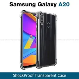 Samsung Galaxy A20 Transparent Shockproof ThickBallon Case - Clear TPU Bumper Case For Galaxy A20 Back Cover Premium Quality