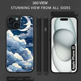 Fashionury Luxe Back Cover Case for Apple iPhone 15 Ultimate Designer Hybrid Armor Protection Hard Back Soft Sides Shockproof Rubber Back Case Cover f