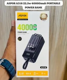 Aspor A318 40000mAh Portable Power Bank