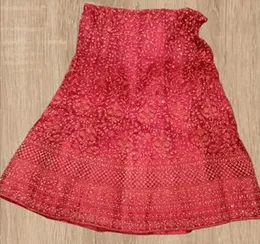 Heavy Stone Embroidery Lehenga Material Fabric Set