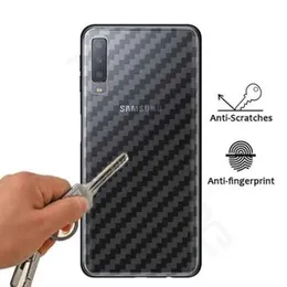 Carbon Fibre back sticker For Samsung A20S
