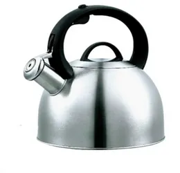 Rich RHKW-1144 2.2L Whistling Kettle - Stainless Steel Nylon Handle Lever Spout Wide Mouth Gas Electric Induction Compatible