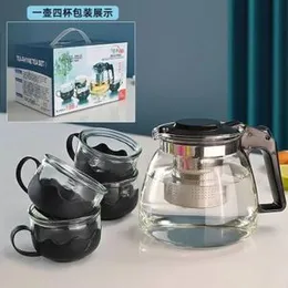 Brora 5-Piece Glass Tea Set with Infuser