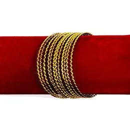 12 Piece ESH Classic Round Single Circle Bangle ZIG ZAG Thin Wire Charm Bangles for Women Jewelry Gift