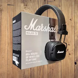 Marshall Major IV Wireless Bluetooth Headphones Headphone Black Color â Boost Battery, Quick Charge, Foldable Design