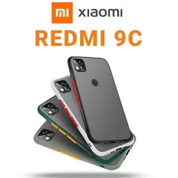 Gingle Jingle Series Xiaomi Redmi 9C Anti-Knock Armor Protective Cover Translucent Matte Hard Phone Case