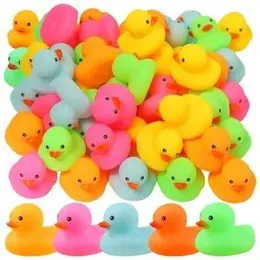 Novelty Place Float Rubber Duck Ducky Baby Bath Toy for Kids Assorted Colors 20 pcs.
