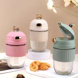 Glass Bottle Plastic Water Bottle Portable