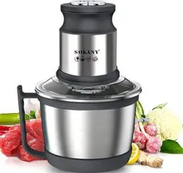 SOKANY 800W Meat Grinder Electric SK-7027, electric meat grinder 3L Stainless Steel Meat Blender Food Chopper